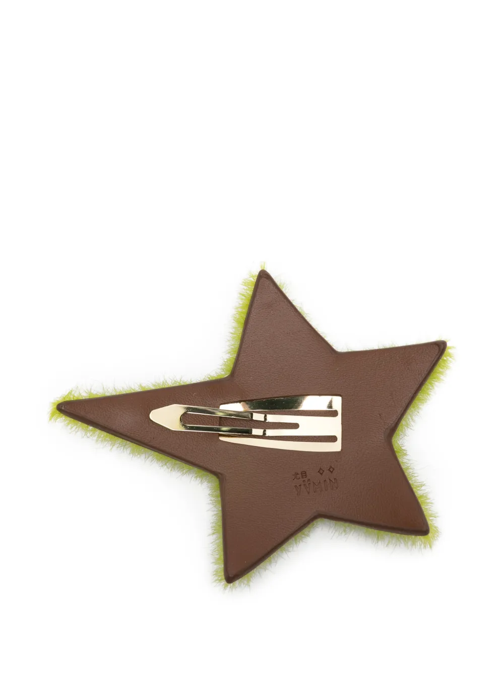  Yvmin Star-motif Embellished Hair Clip - Green 