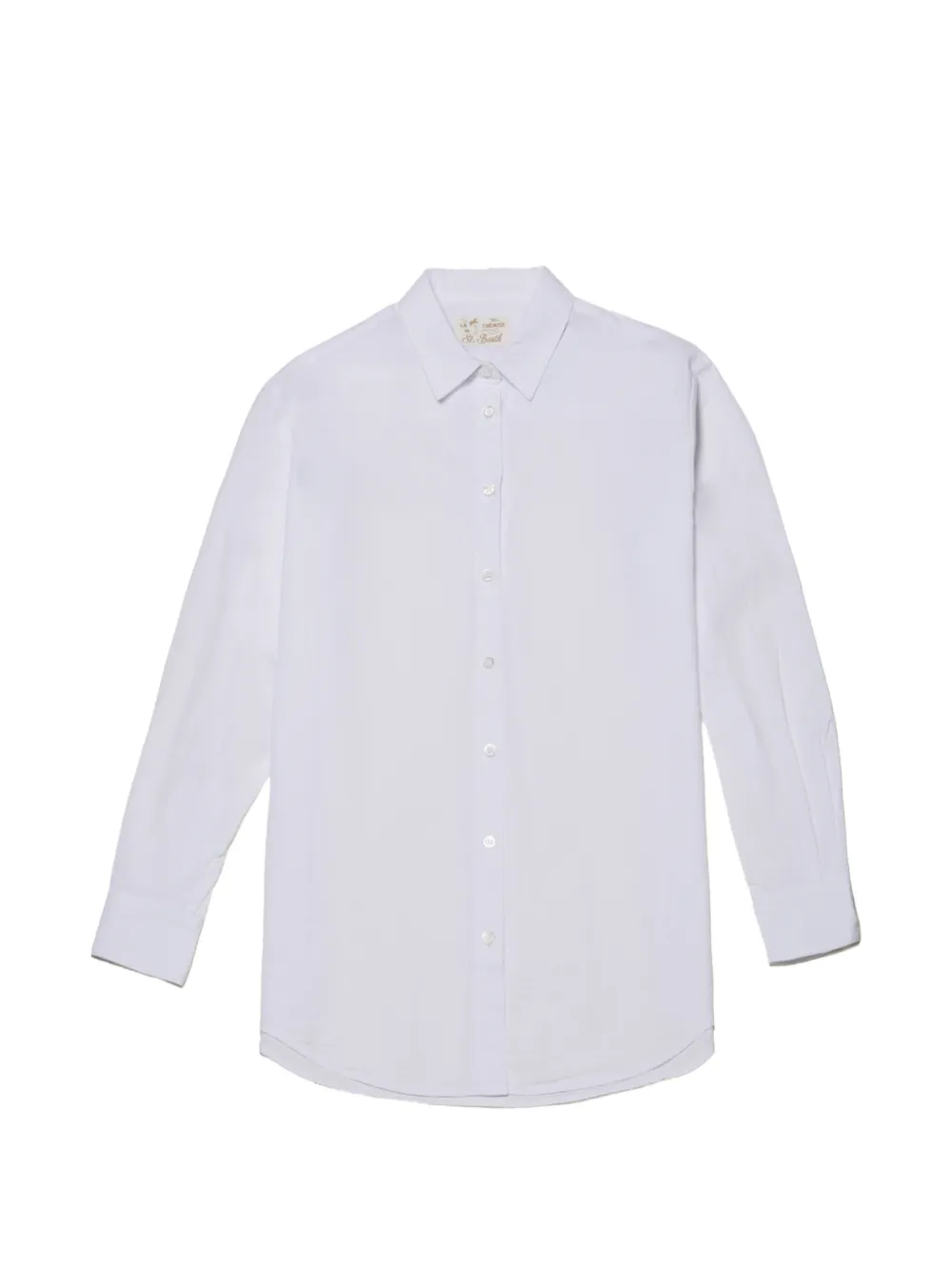 MC2 Saint Barth Blouse met geborduurde letters Wit