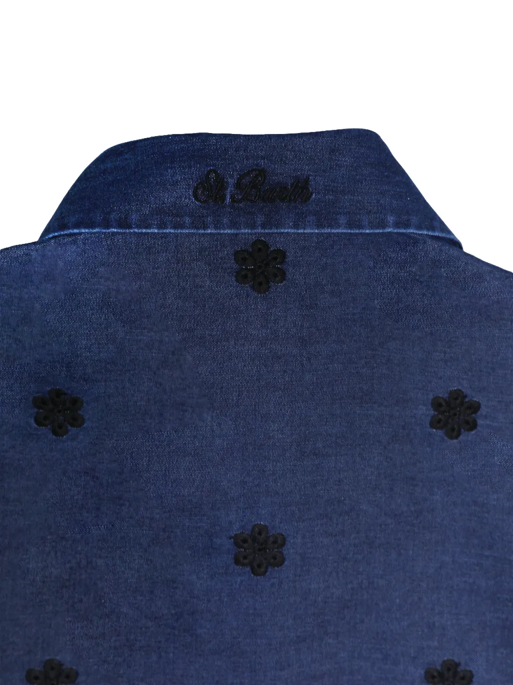 MC2 Saint Barth Blousejurk met palmboomprint Blauw