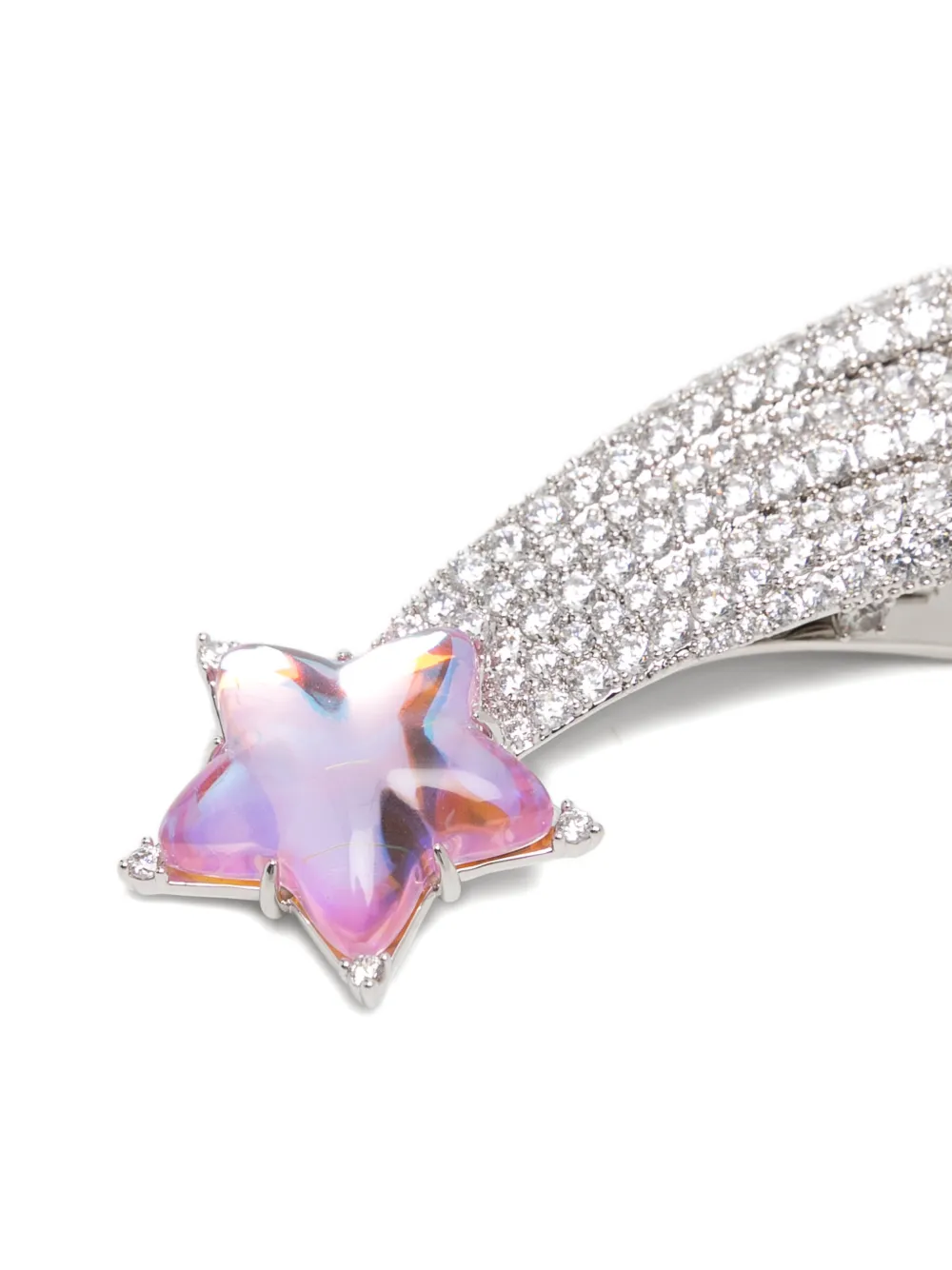  Yvmin Star Embellished Hair Clip - Silver 
