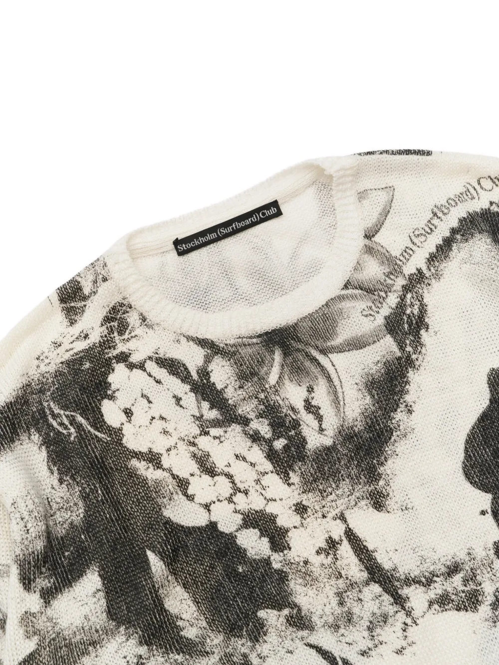 Collage Print Tommy Sweater
