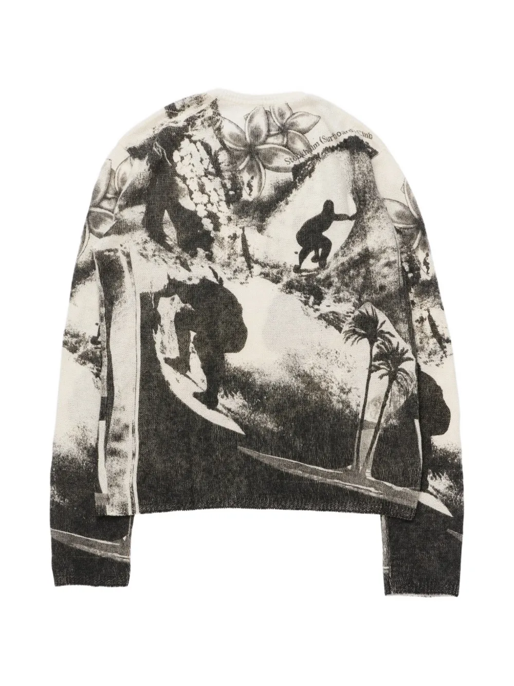 Collage Print Tommy Sweater