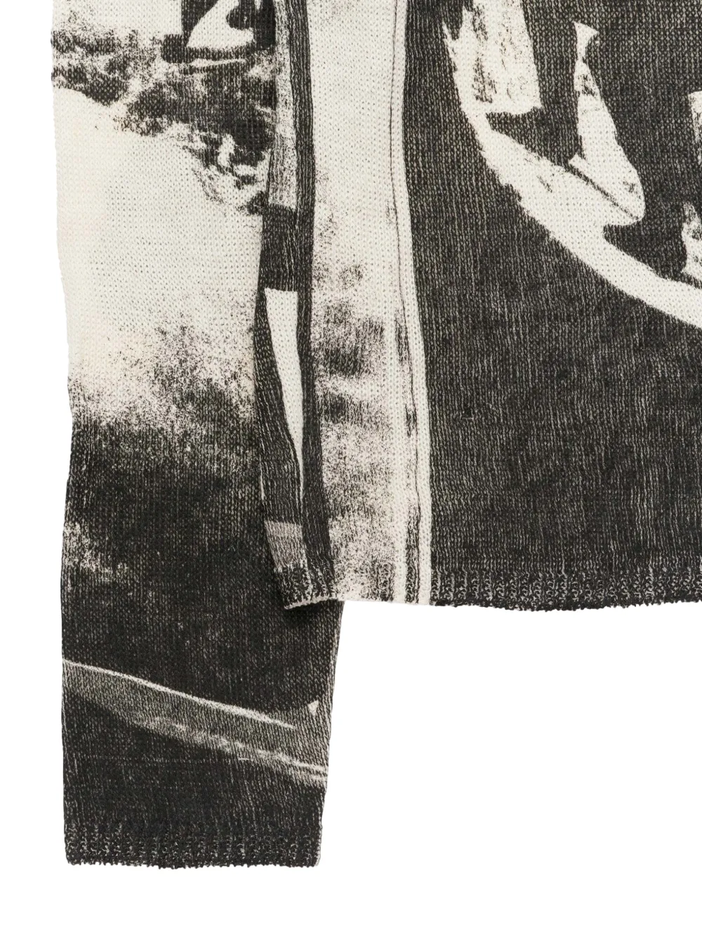 Collage Print Tommy Sweater