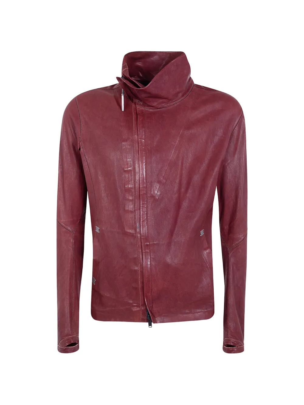 Isaac Sellam Experience Imparable high-neck leather jacket - Rot