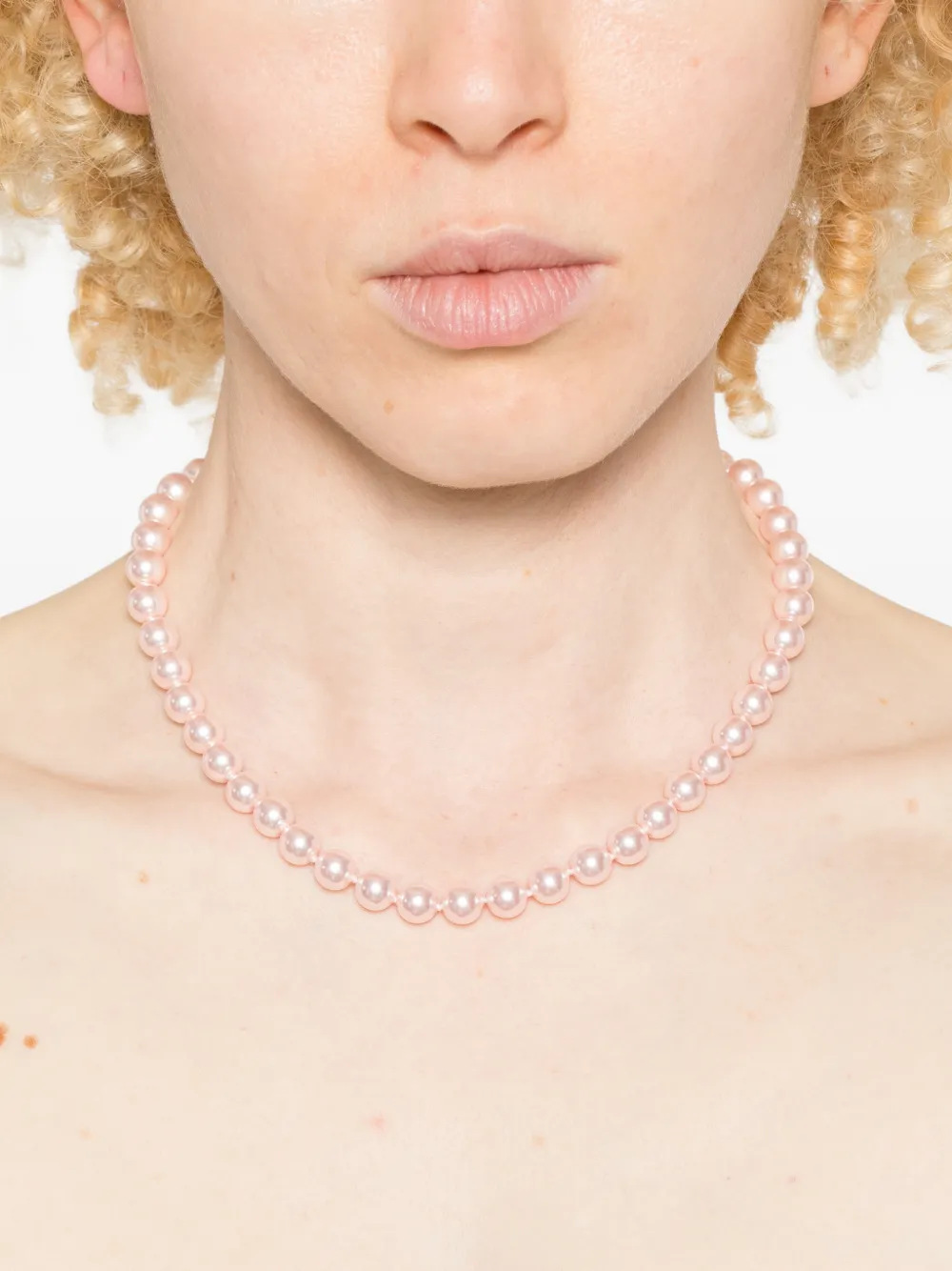  Yvmin Collar Con Cuentas - Rosa 