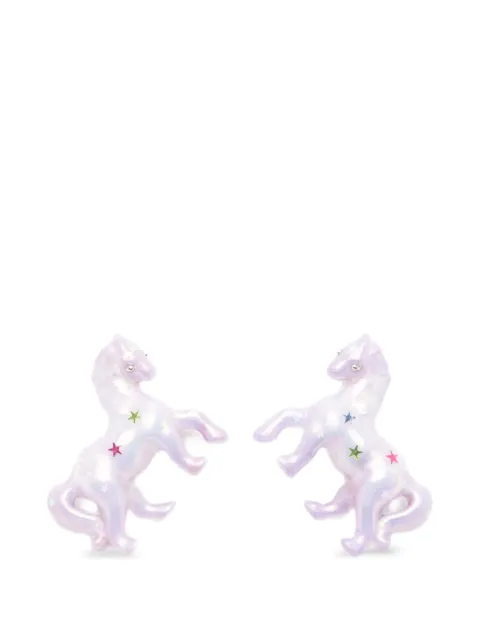 YVMIN horse-shape earrings
