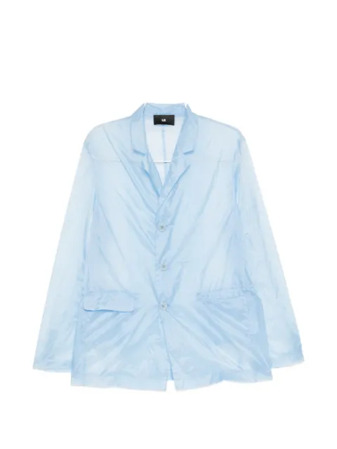 LII sheer single-breasted jacket
