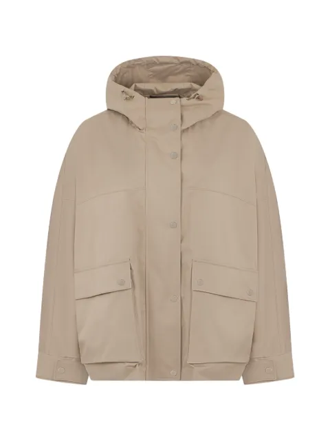 Moorer hooded pocket jacket