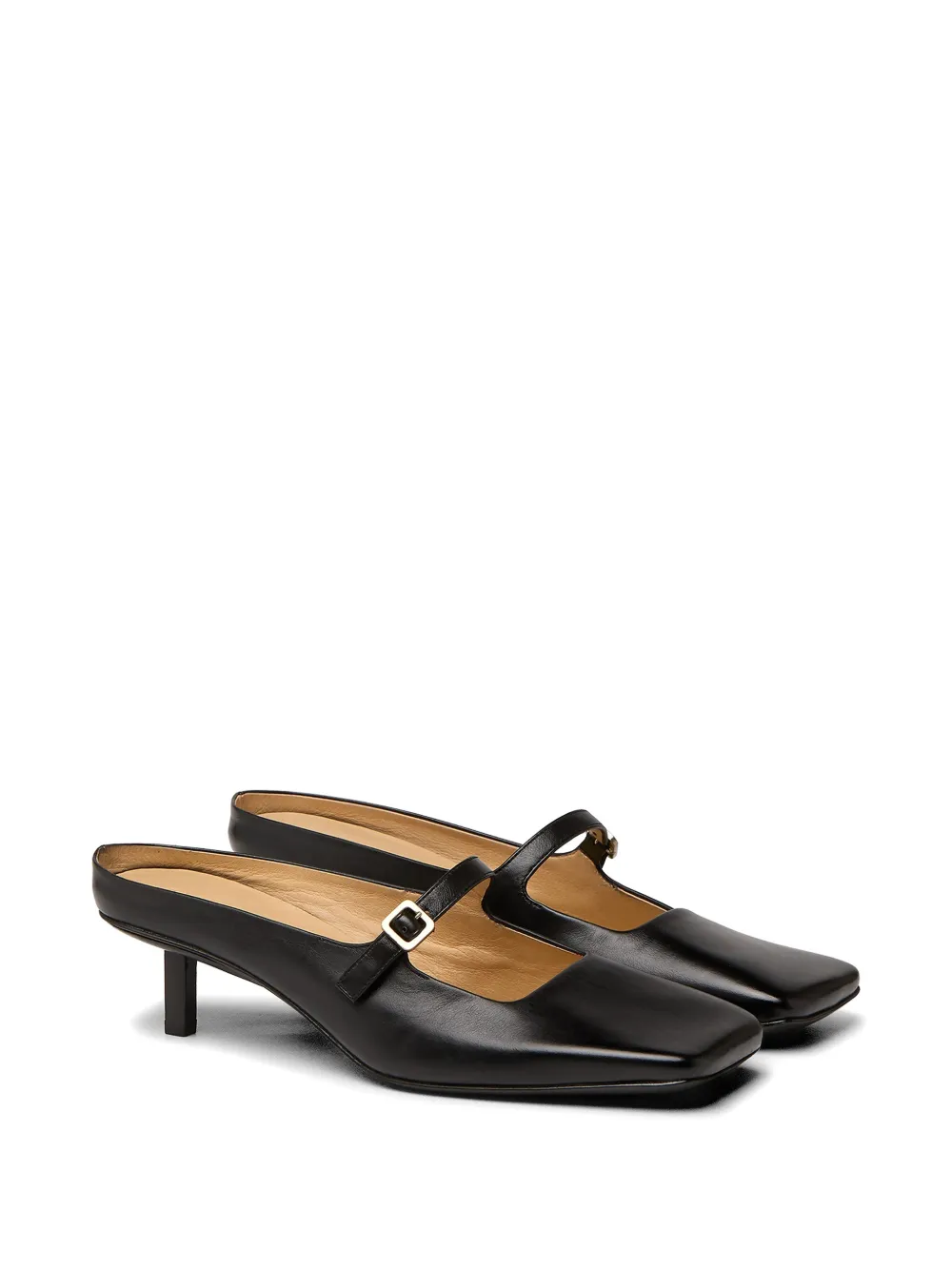 Marsèll Schiacciata muiltjes met bandjes Zwart