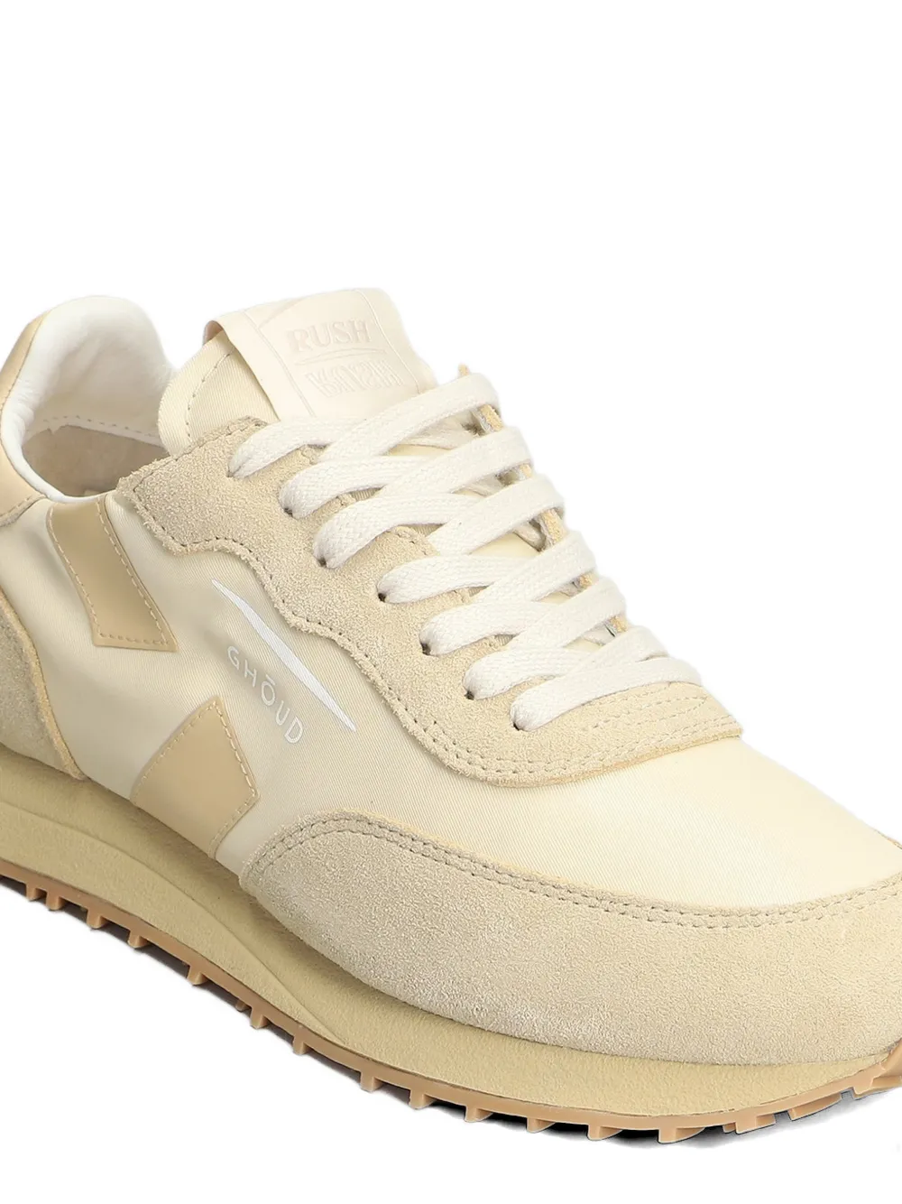 GHŌUD Rush Monoblock panelled sneakers Beige