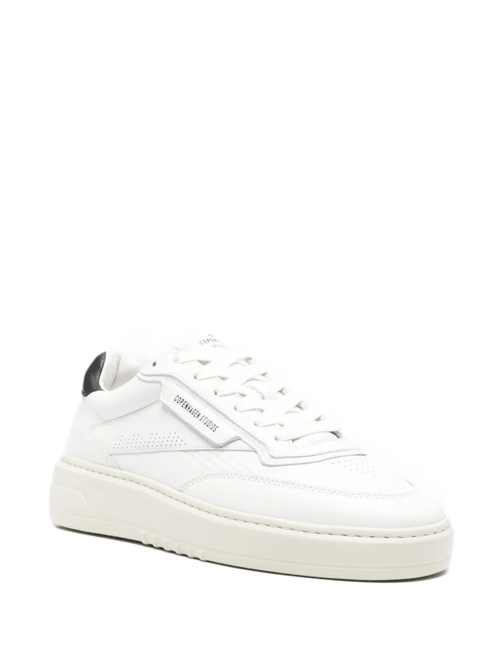 Copenhagen Sneakers met ronde neus Wit