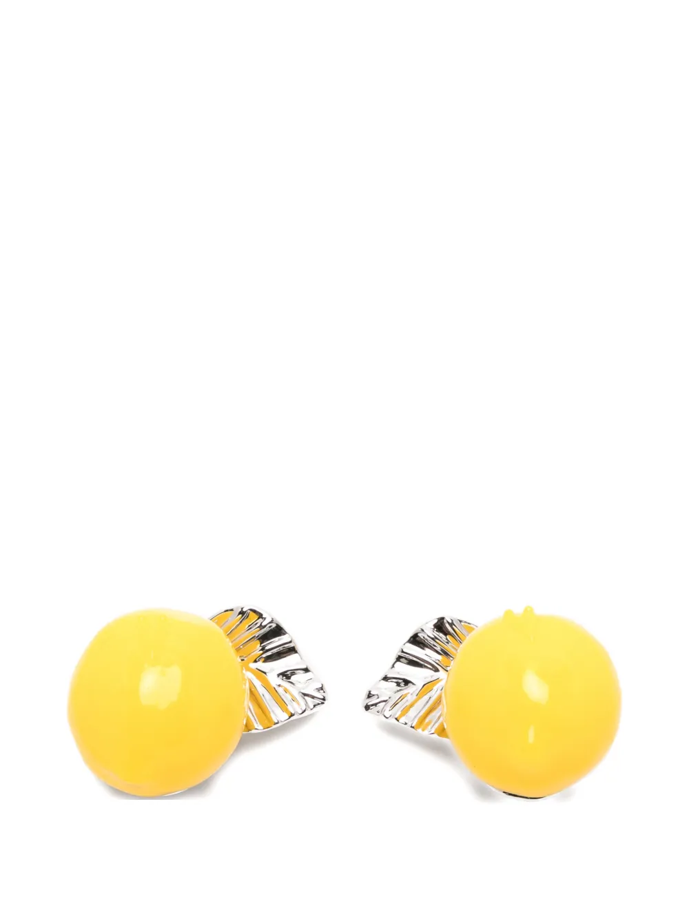 YVMIN lemon-shape earrings - Giallo