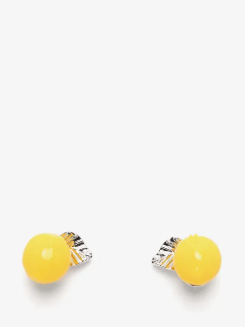 YVMIN lemon-shape earrings