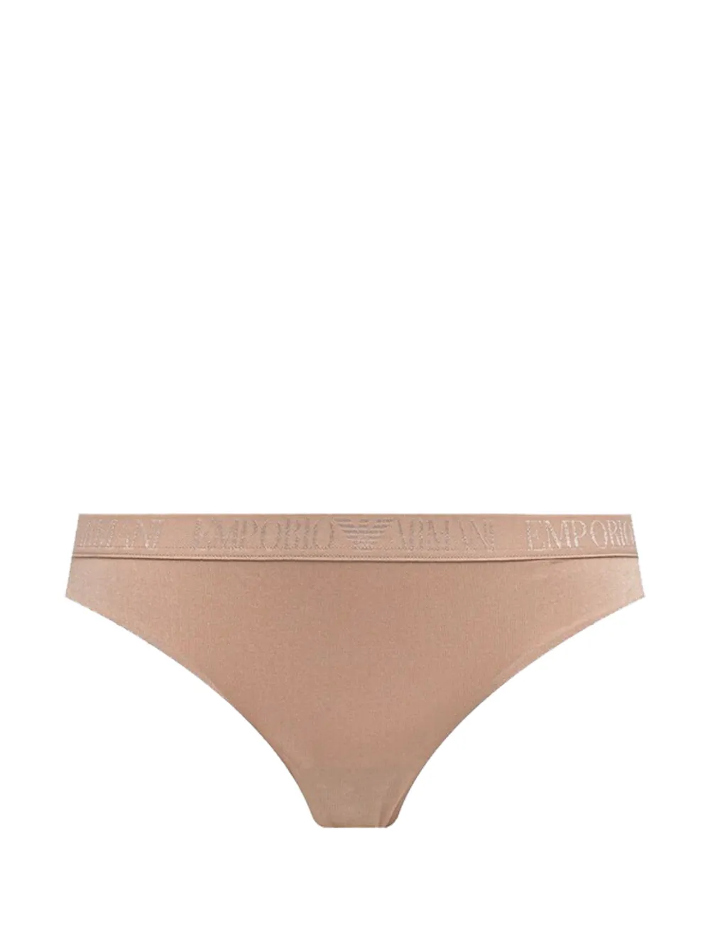 Armani Exchange logo-waistband briefs (set of two) - Toni neutri