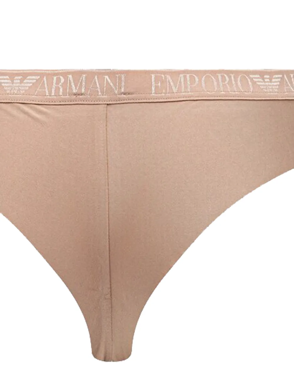 Armani Exchange Twee slips met logoband Beige