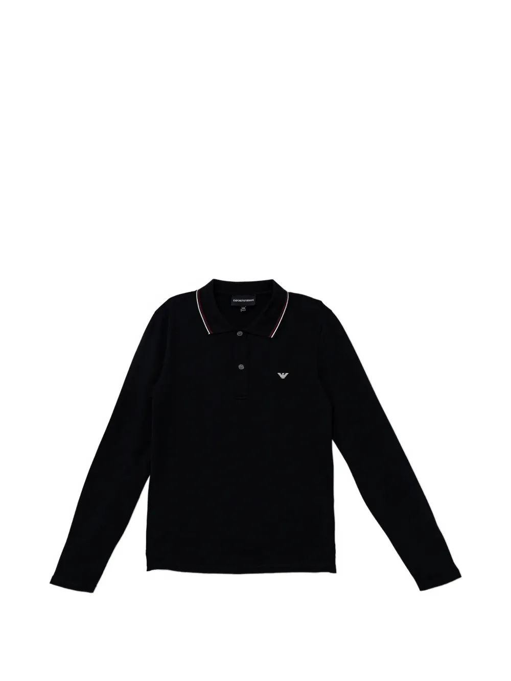Armani Exchange long-sleeve polo shirt - Blu