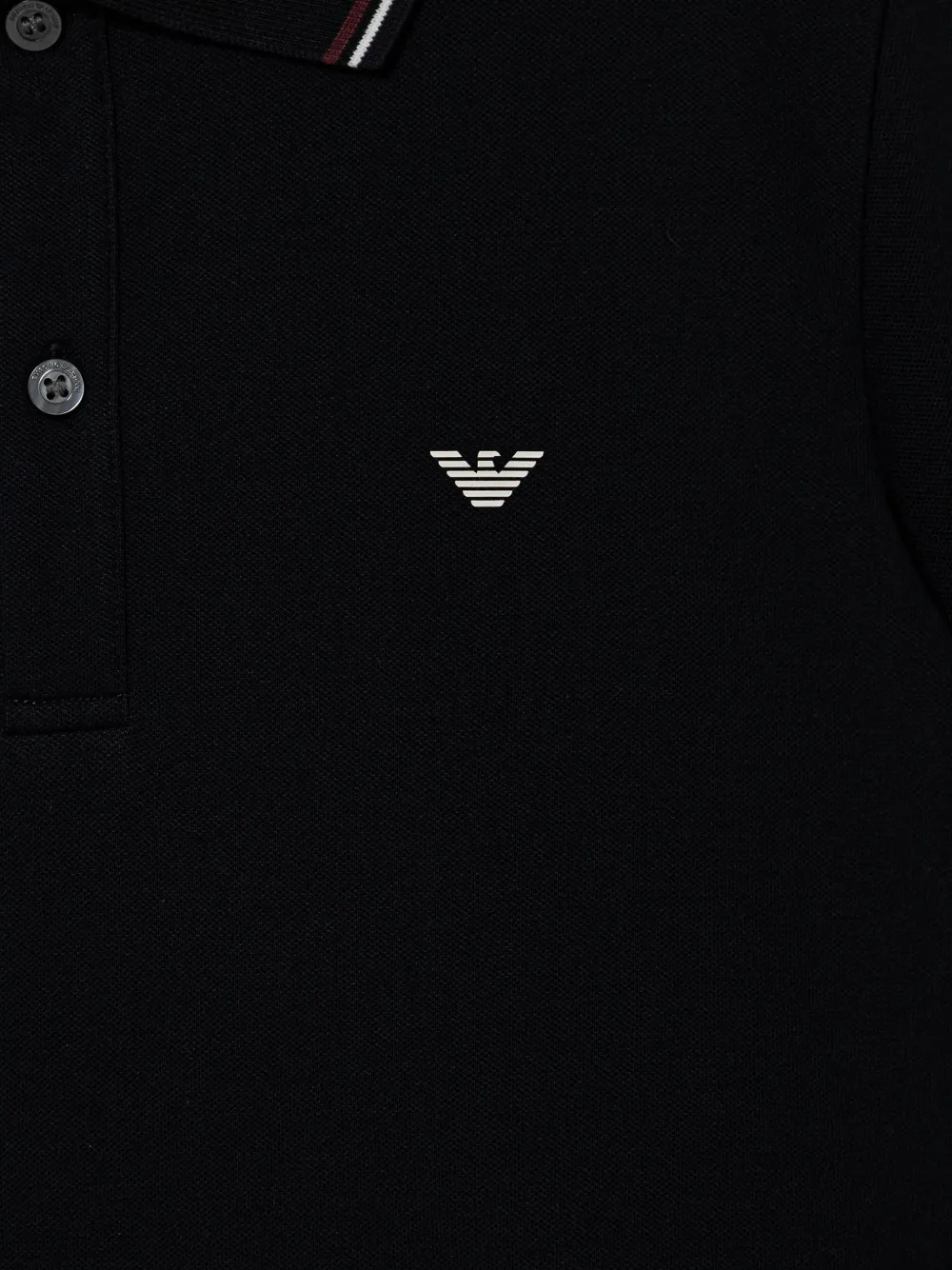 Emporio Armani Kids Poloshirt met lange mouwen Blauw