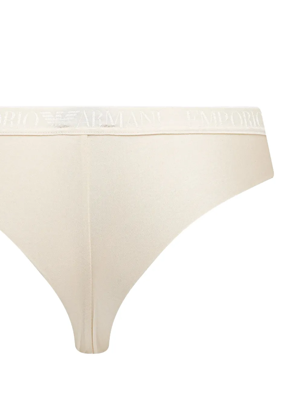 Armani Exchange Twee slips met logoband Beige