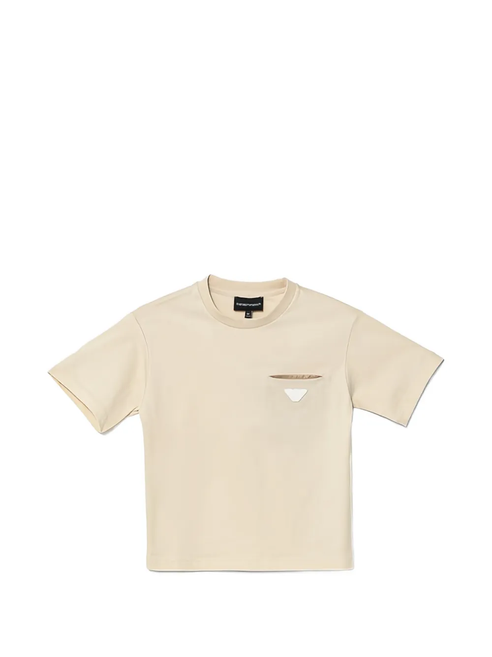 Armani Exchange logo-patch T-shirt - Toni neutri