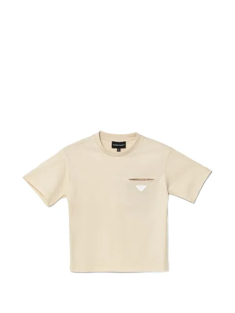 Armani Exchange logo-patch T-shirt