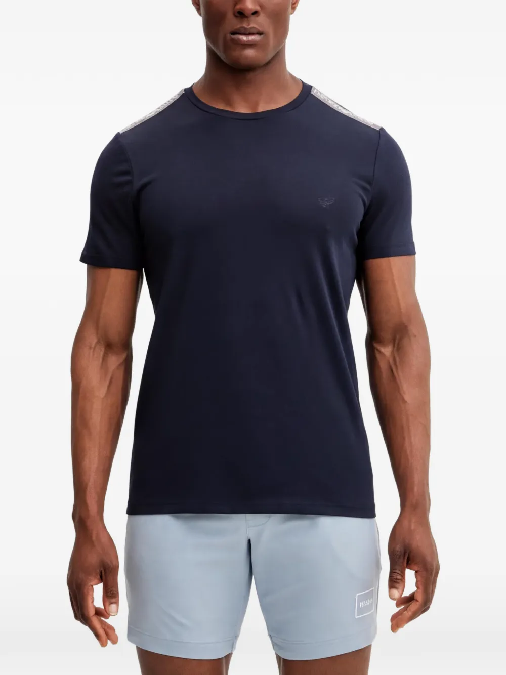 Armani Exchange T-shirt con logo - Blu