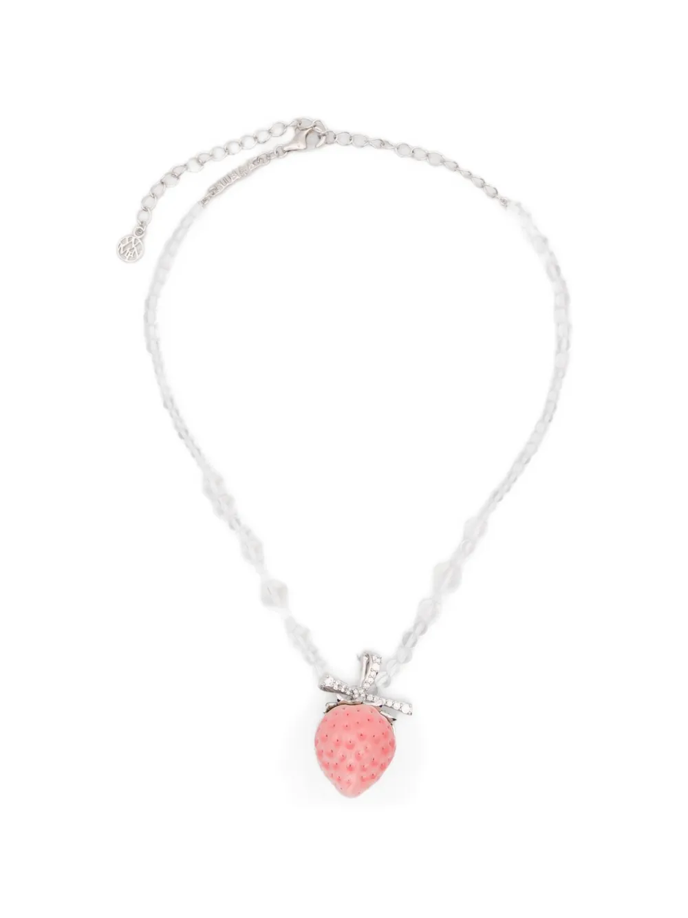 YVMIN strawberry-pendant necklace - Argento