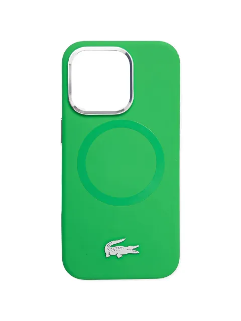 Lacoste logo-appliqué iPhone 16 Pro phone case
