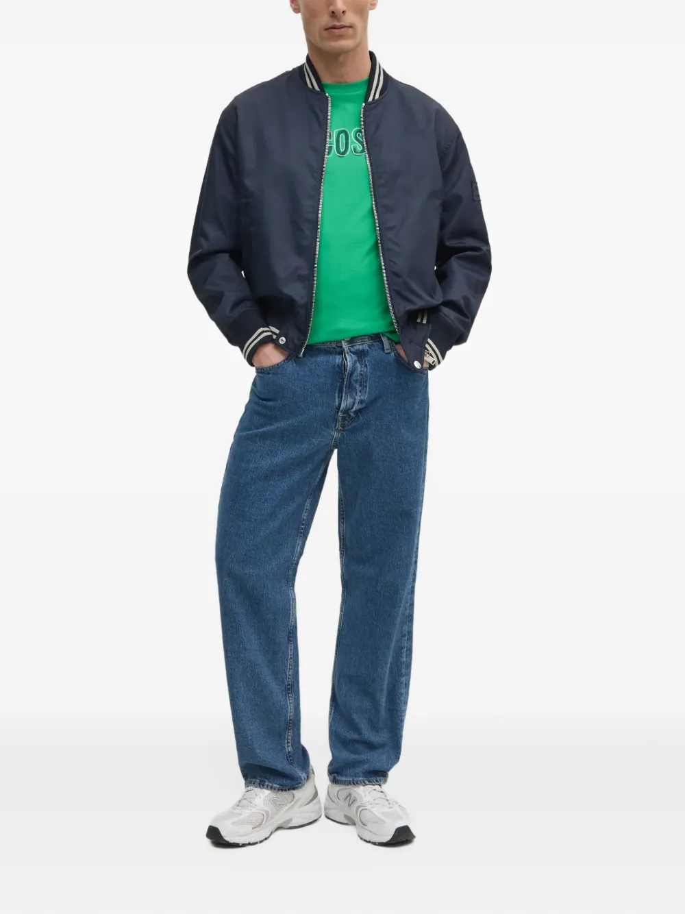 Lacoste logo-print T-shirt Groen