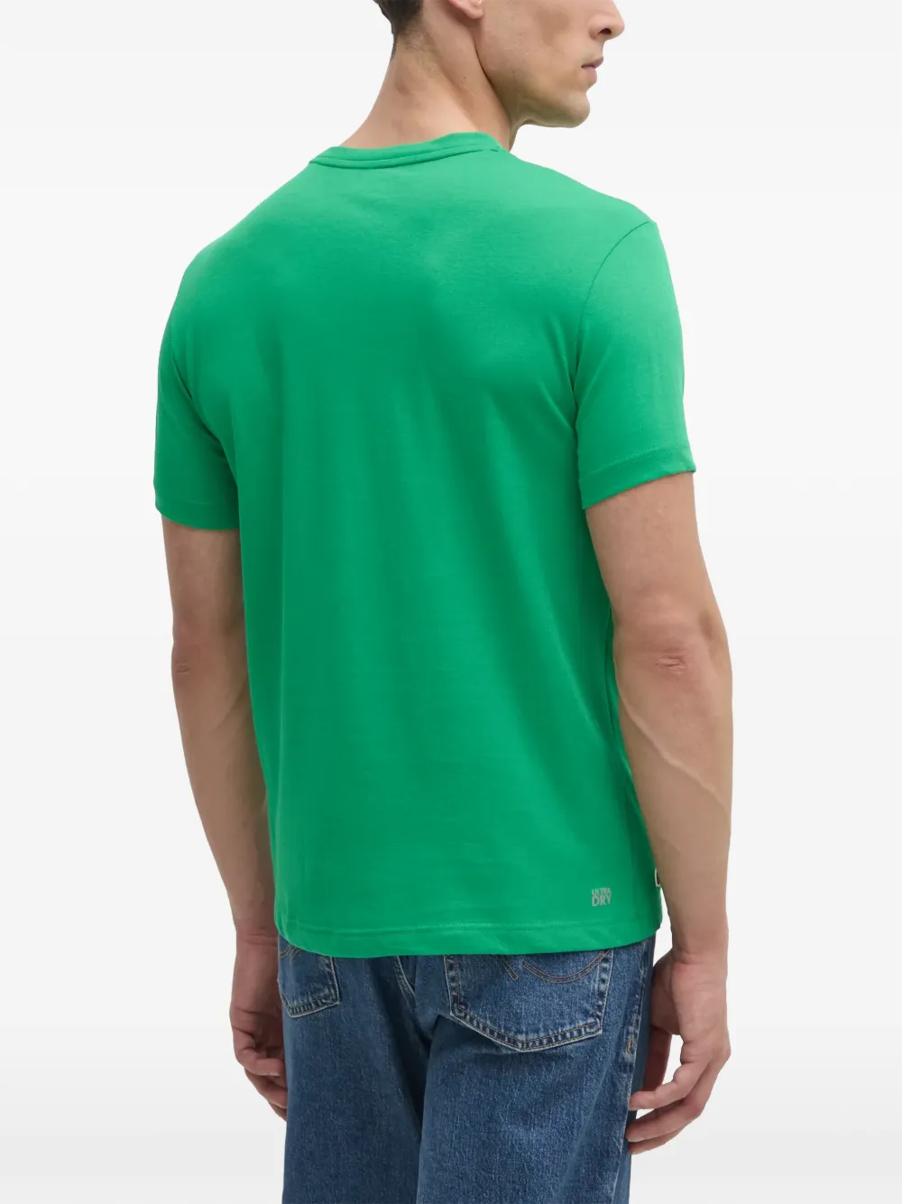 Lacoste logo-print T-shirt Groen