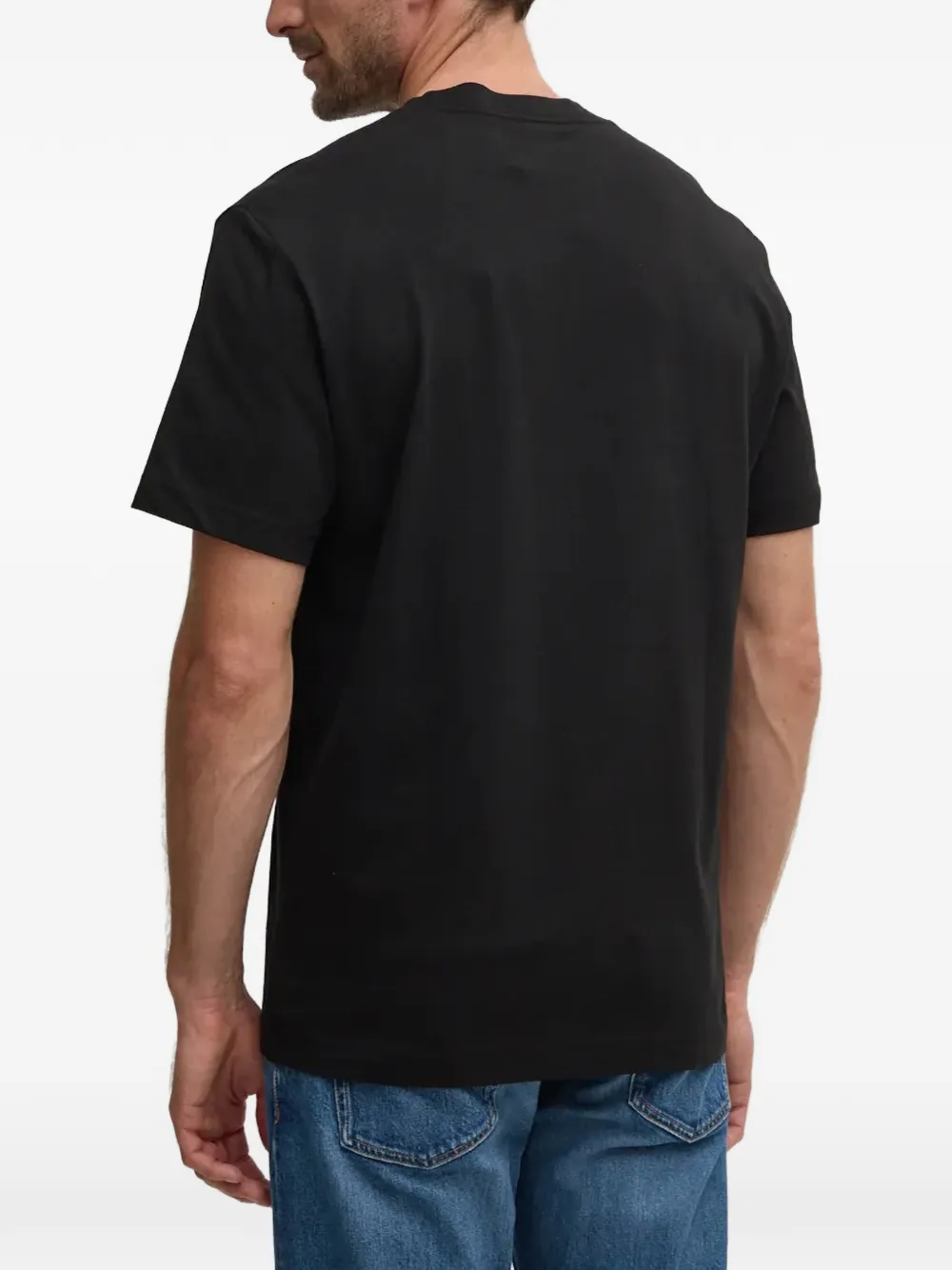 Lacoste Katoenen T-shirt Zwart