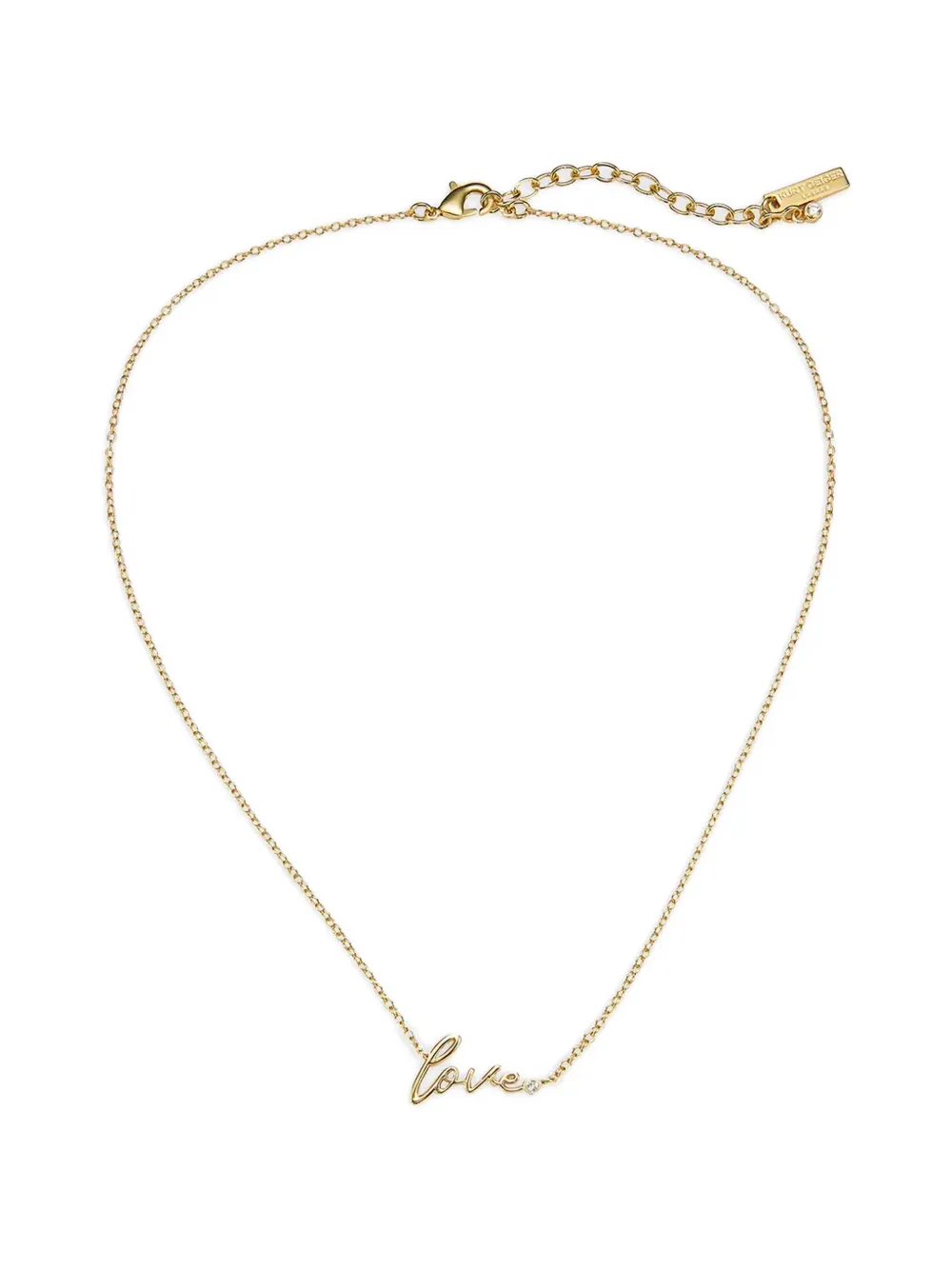 Kurt Geiger London Collana con pendente Love - Oro