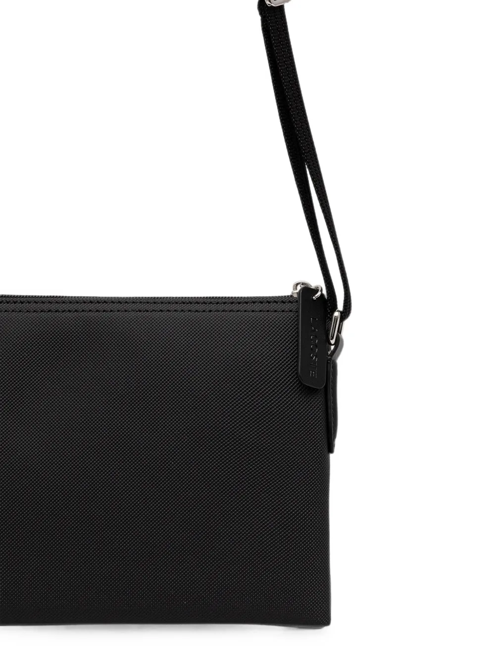 Lacoste Crossbodytas met logopatch Zwart