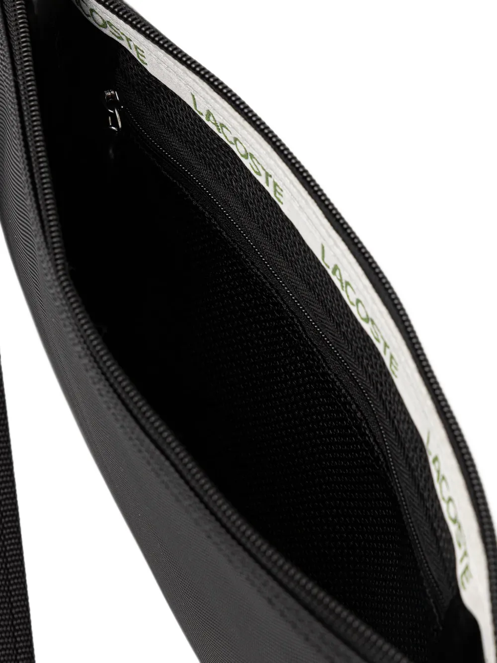 Lacoste Crossbodytas met logopatch Zwart