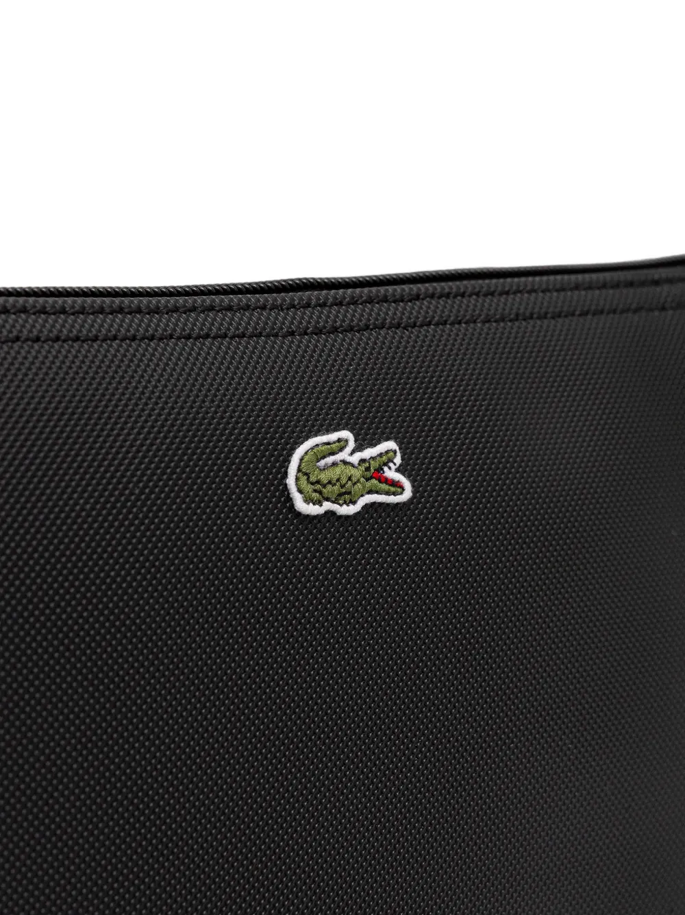Lacoste Crossbodytas met logopatch Zwart