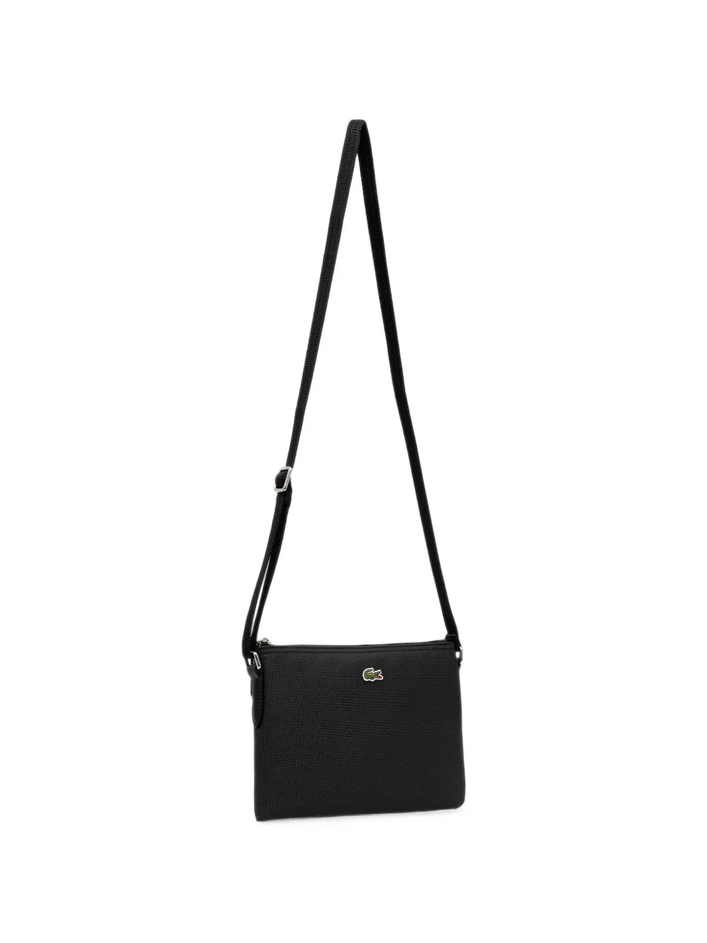 Lacoste Crossbodytas met logopatch Zwart