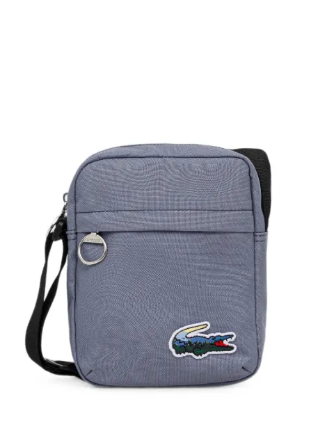 Lacoste bolso Landscape Crocodile con parche del logo
