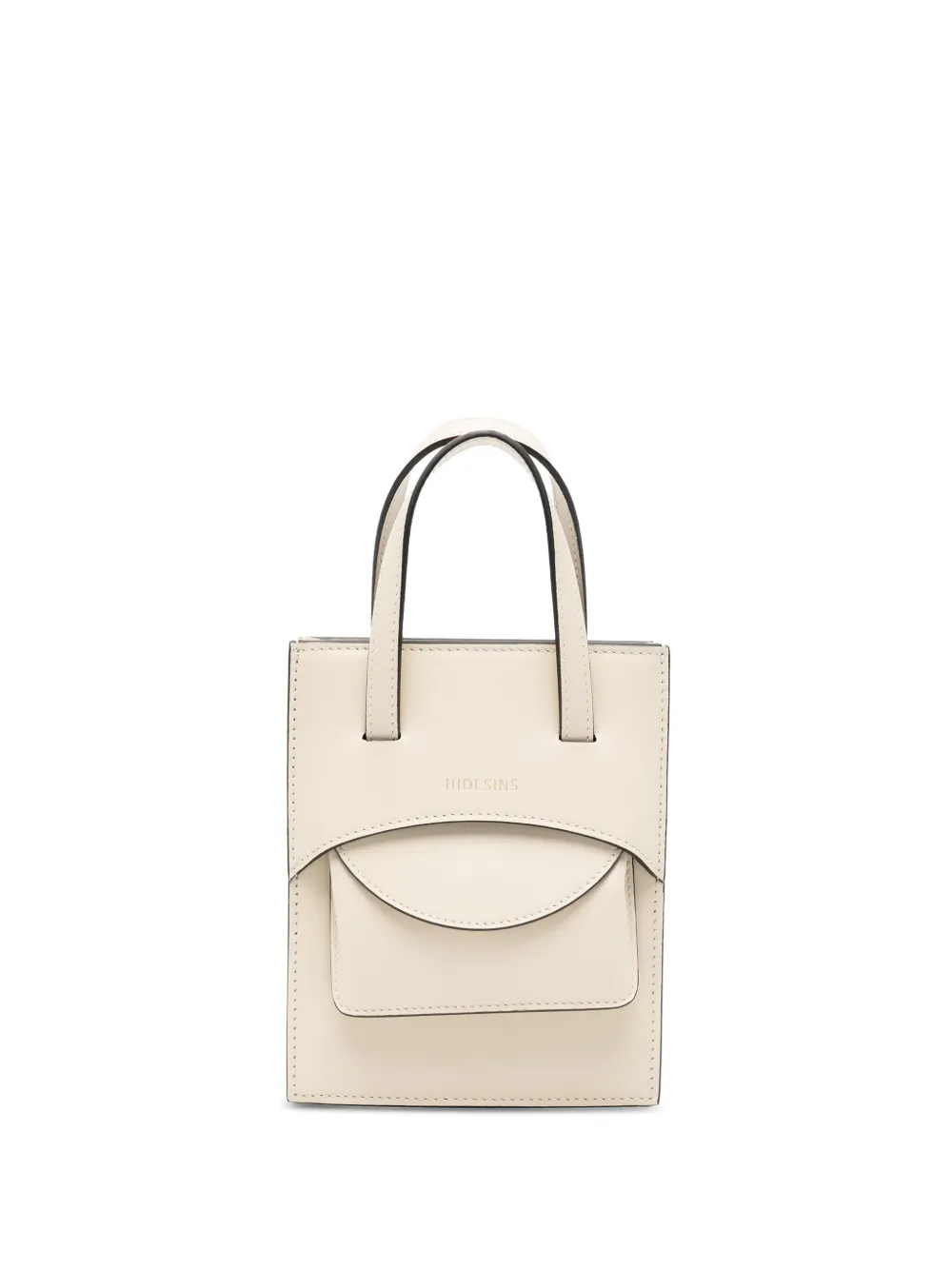 HIDESINS mini flap-fastening tote bag - Toni neutri