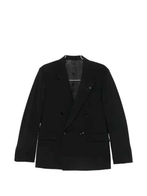 Lardini double-breasted peak-lapel blazer