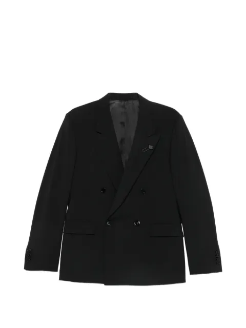 Lardini double-breasted peak-lapel blazer