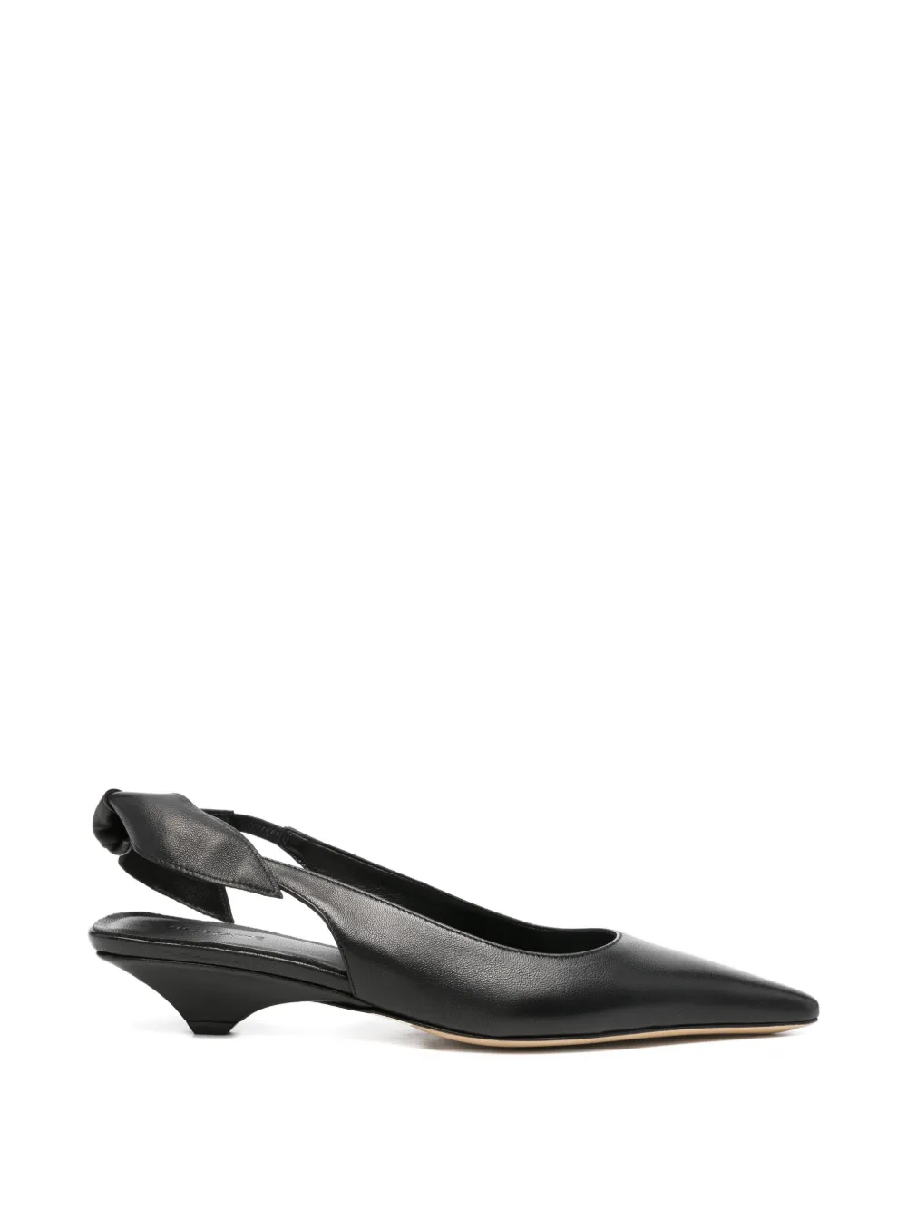 Vic Matie Pumps met puntige strik Zwart