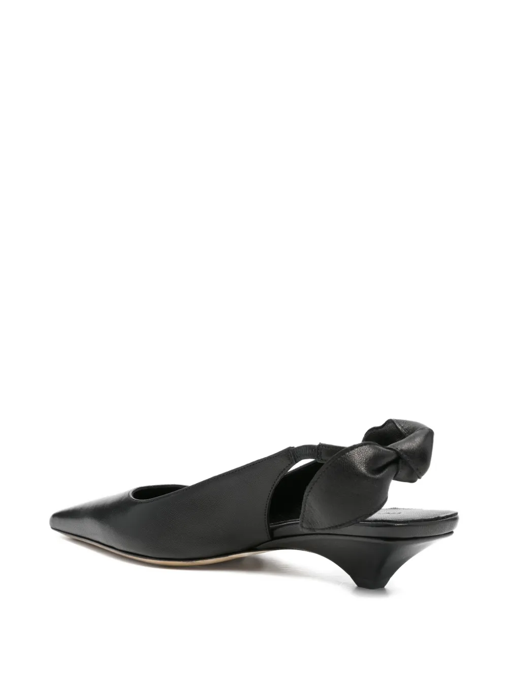Vic Matie Pumps met puntige strik Zwart
