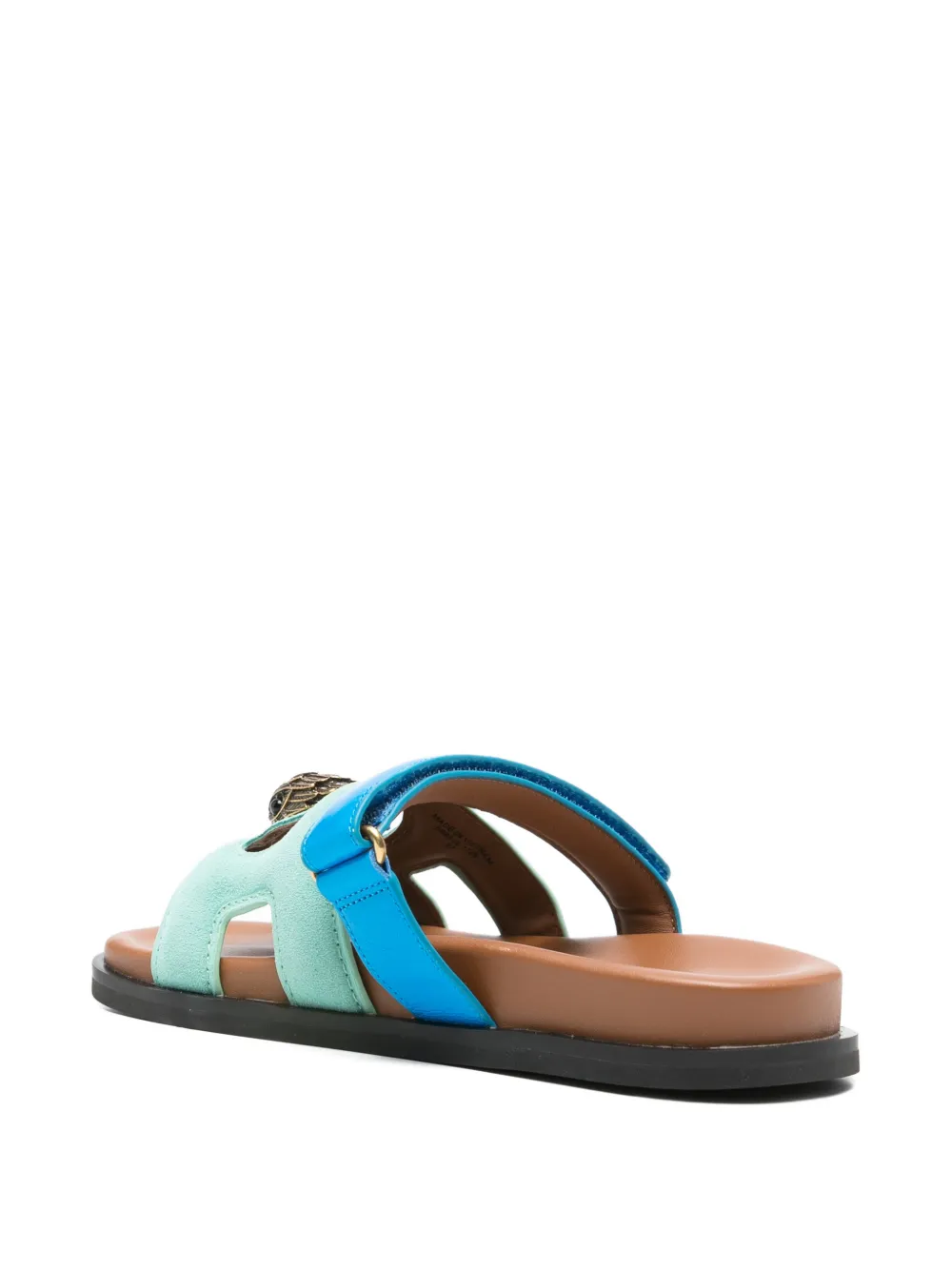 Kurt Geiger Eagle cut-out sandals Groen