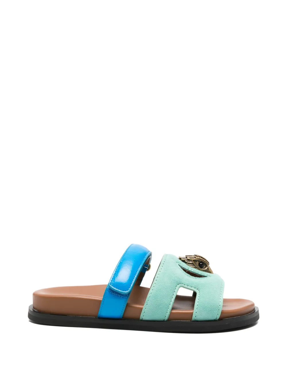 Kurt Geiger Eagle cut-out sandals Groen