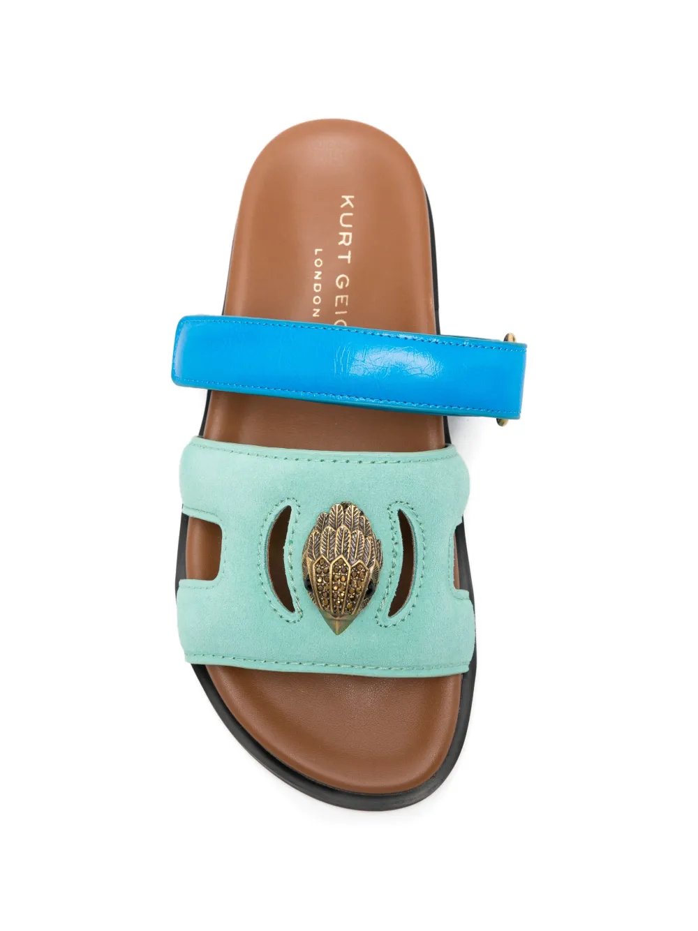 Kurt Geiger Eagle cut-out sandals Groen