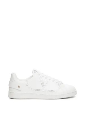 Valentino Garavani バックネット カーフスキンスニーカー | ホワイト