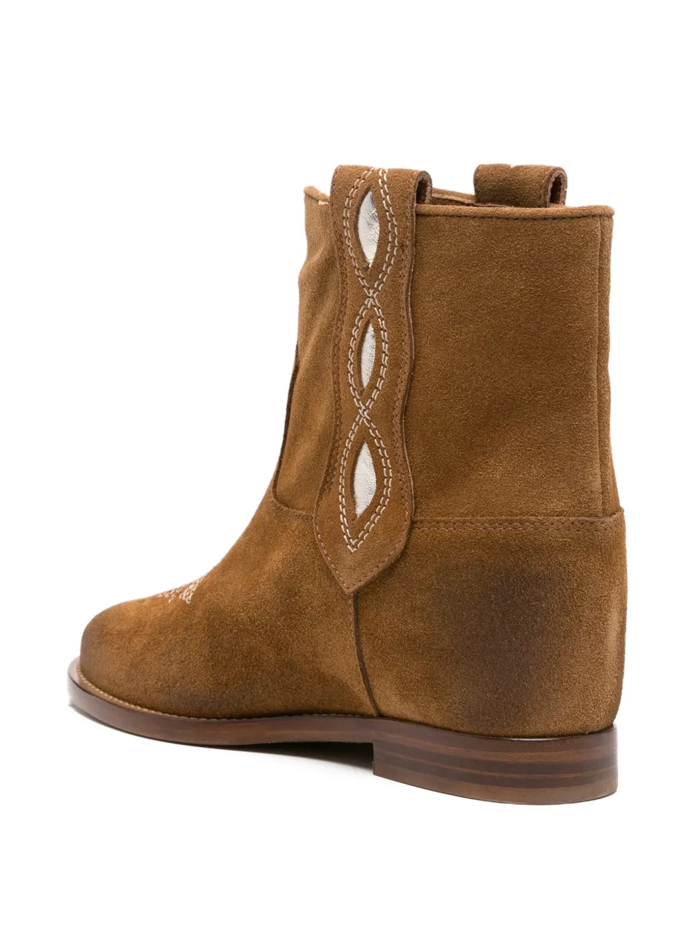 Via Roma 15 round-toe stitched boots Bruin