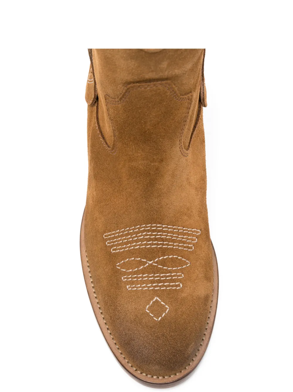 Via Roma 15 round-toe stitched boots Bruin