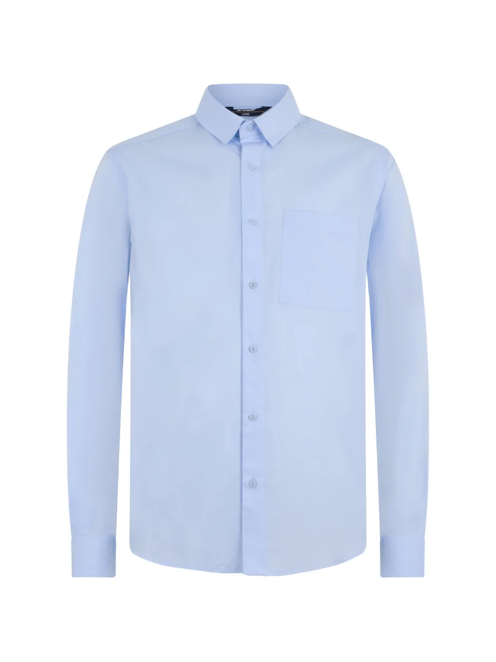 K-Way pocket button shirt - Blu