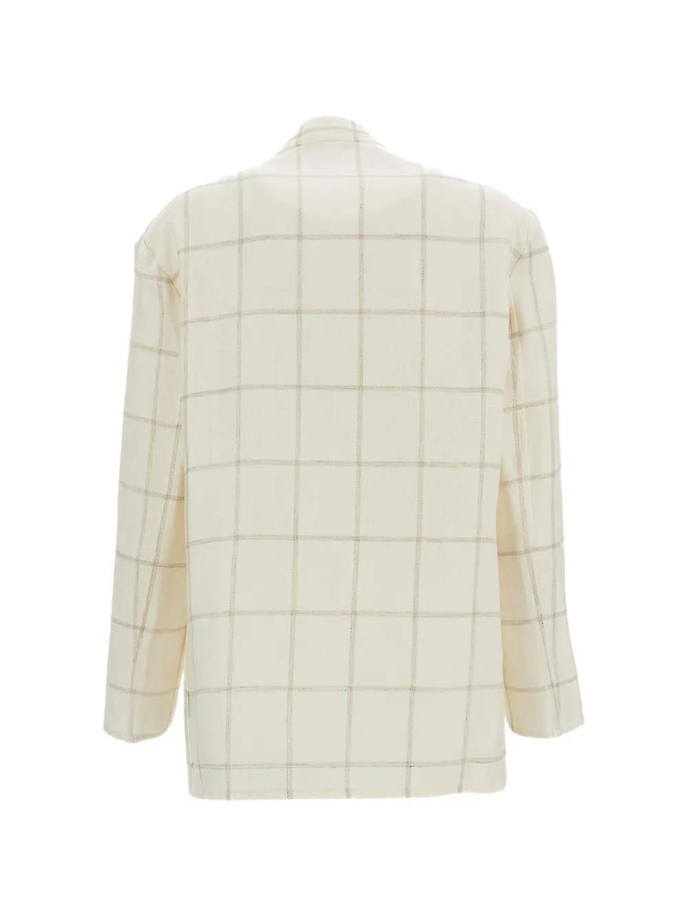  Dusan Collarless Jacket - White 