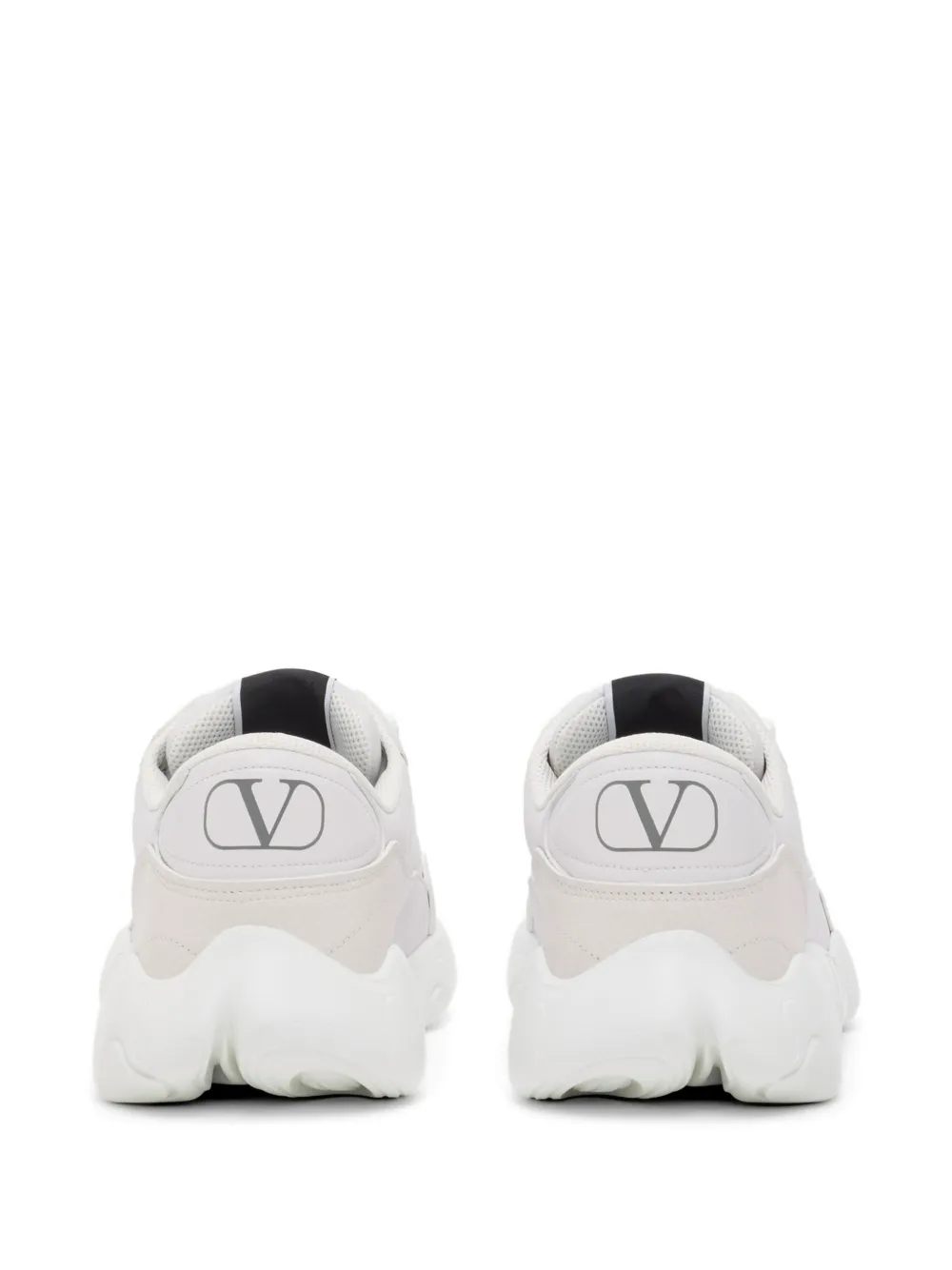 Valentino Garavani Bubbleback nappa leren sneakers Wit